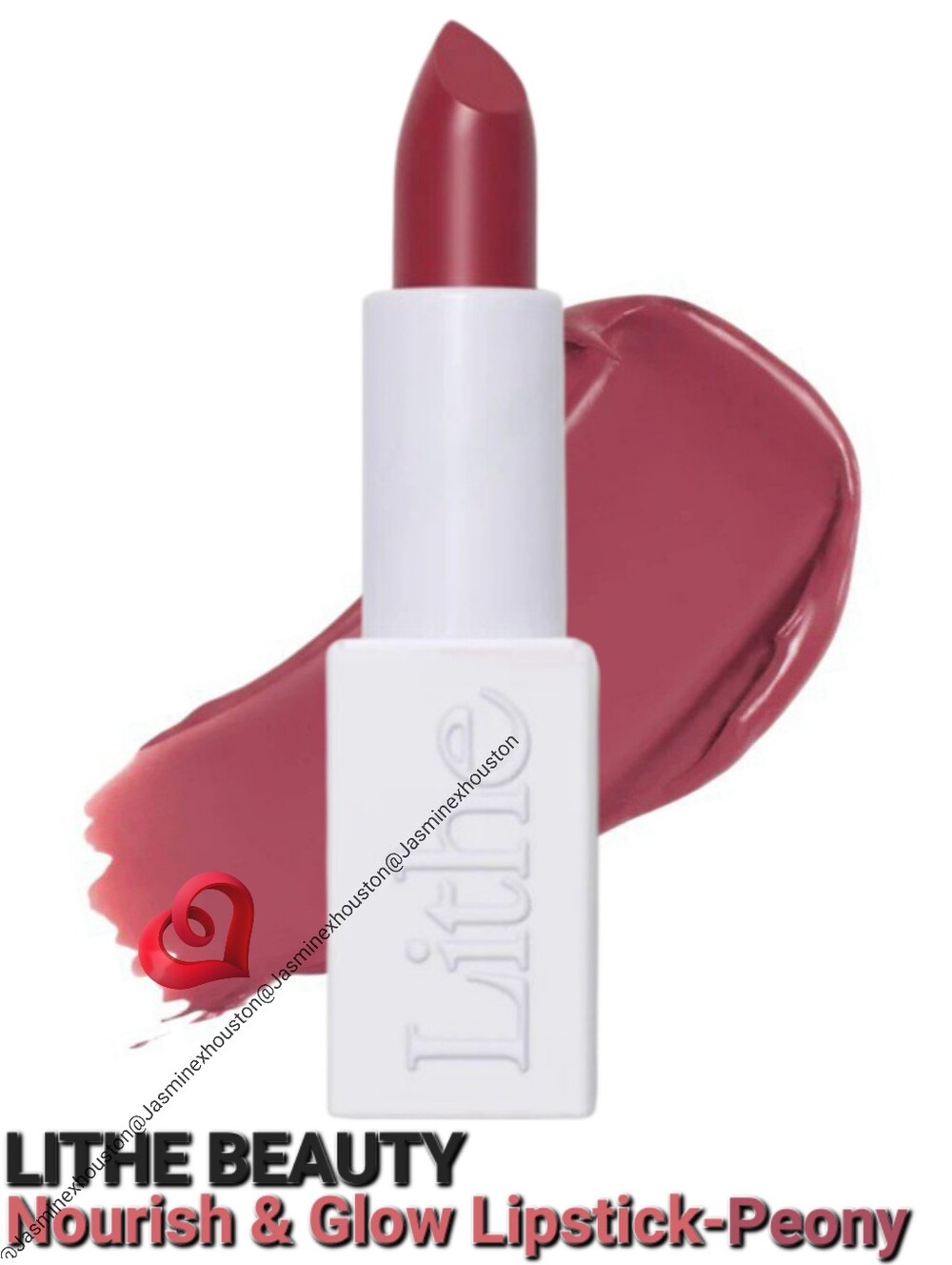 🎉2•$13/3•$18🎉 LITHE BEAUTY Nourish & Glow Lipstick in Peony